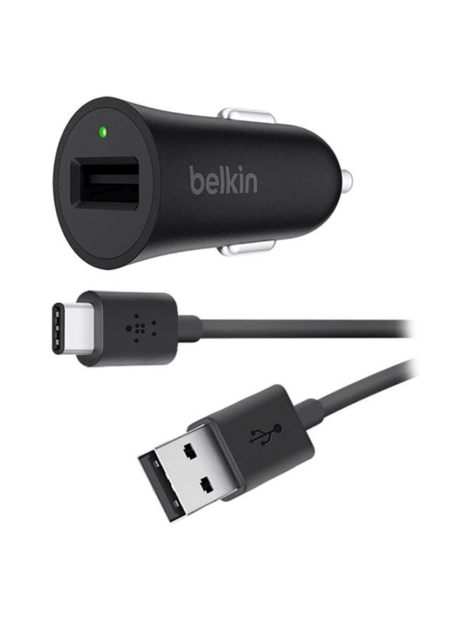 belkin Quick Charge 3.0 Car Charger with USB-A to USB-C Cable USB Type-C  - Image 1