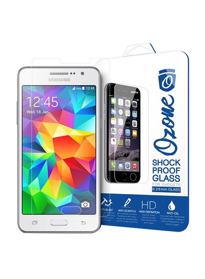 Ozone Shockproof Tempered Glass Screen Protector For Samsung Galaxy Prime Clear