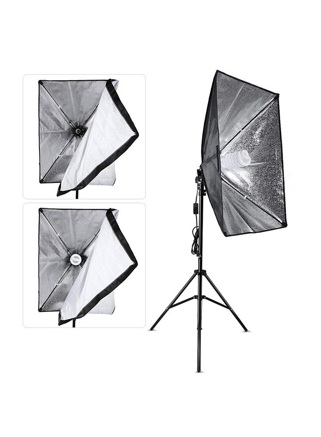 ANDOER Photography Studio Cube Umbrella Softbox Lighting Tent Kit Black/White - Image 3