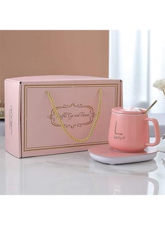 Lucky USB Electric Heated Coaster Pink 11.46x7.91x4.84inch  - Image 3