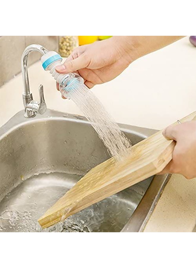 360-Degree Retractable Water Saving Nozzle Filter Tap Multicolour 12x3cm - Image 3