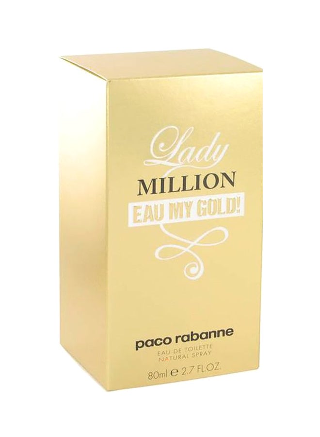paco rabanne - Lady Million Eau My Gold EDT 80ml - Image 1