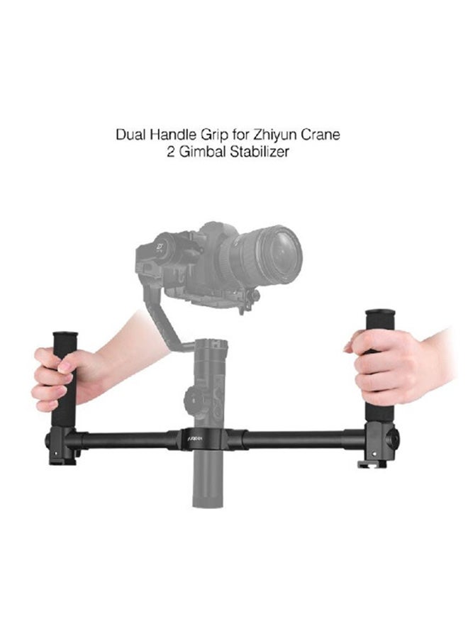 ANDOER Dual Grip Handheld Bracket Handlebar Black  - Image 5