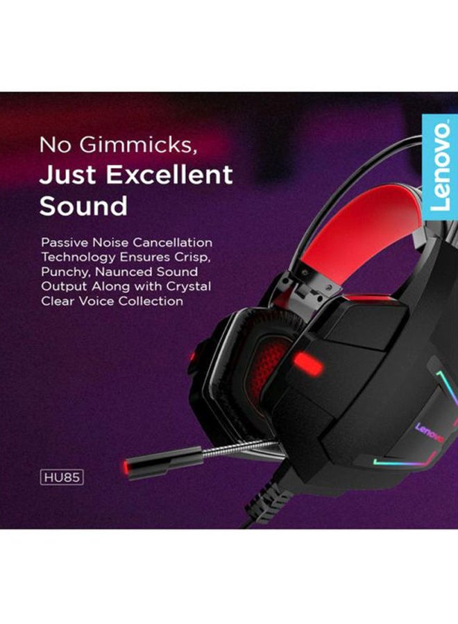 Lenovo - Over-Ear Stereo Gaming Headset For PS4/PS5/XOne/XSeries/NSwitch/PC- wired - Image 1