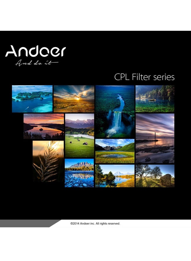 ANDOER Circular Polarized Lens Filter Kit Black/Clear  - Image 4