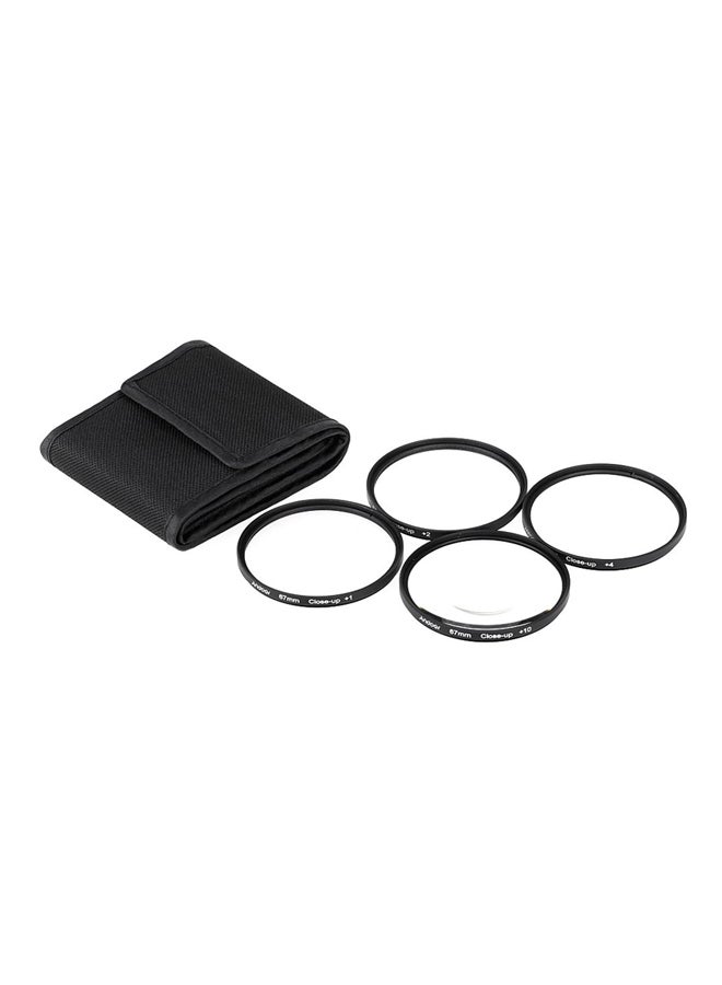 ANDOER Macro Close-Up Lens Filter Set 6.7cm Black/Clear  - Image 2