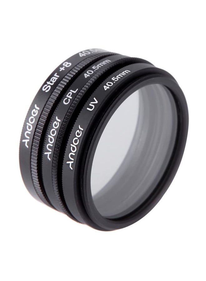 ANDOER Camera Lens Filter Kit With Case 4.05cm Black  - Image 2