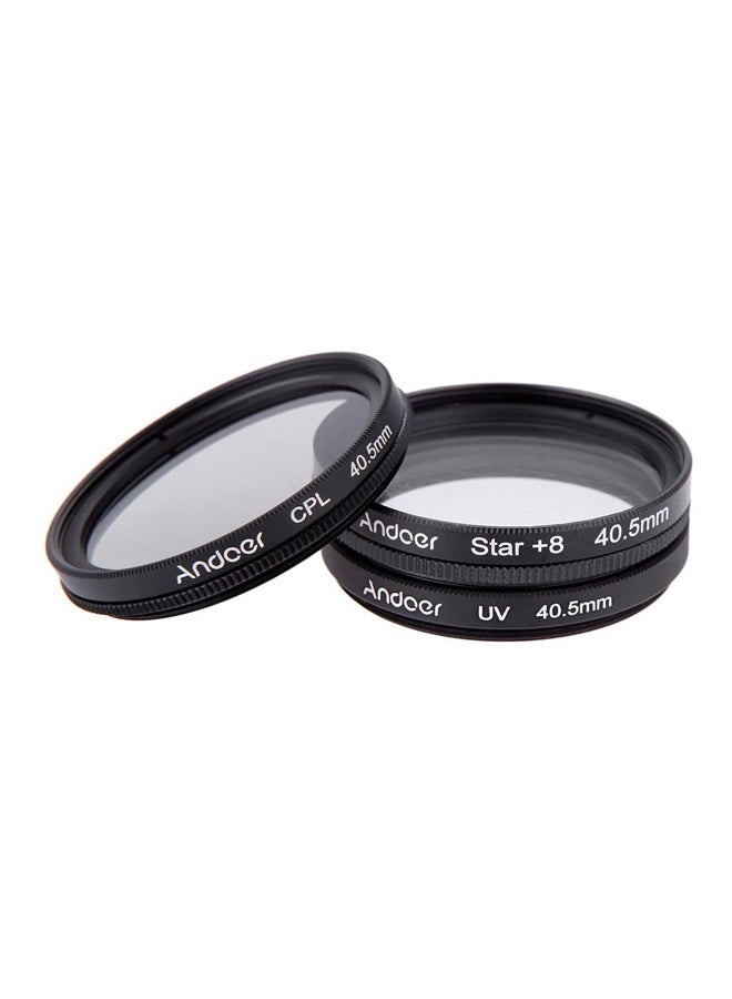 ANDOER Camera Lens Filter Kit With Case 4.05cm Black  - Image 3