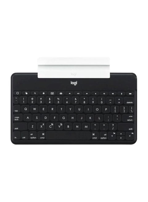 Keys-To-Go Ultra Slim Keyboard With Apple iPhone Stand Black/White
