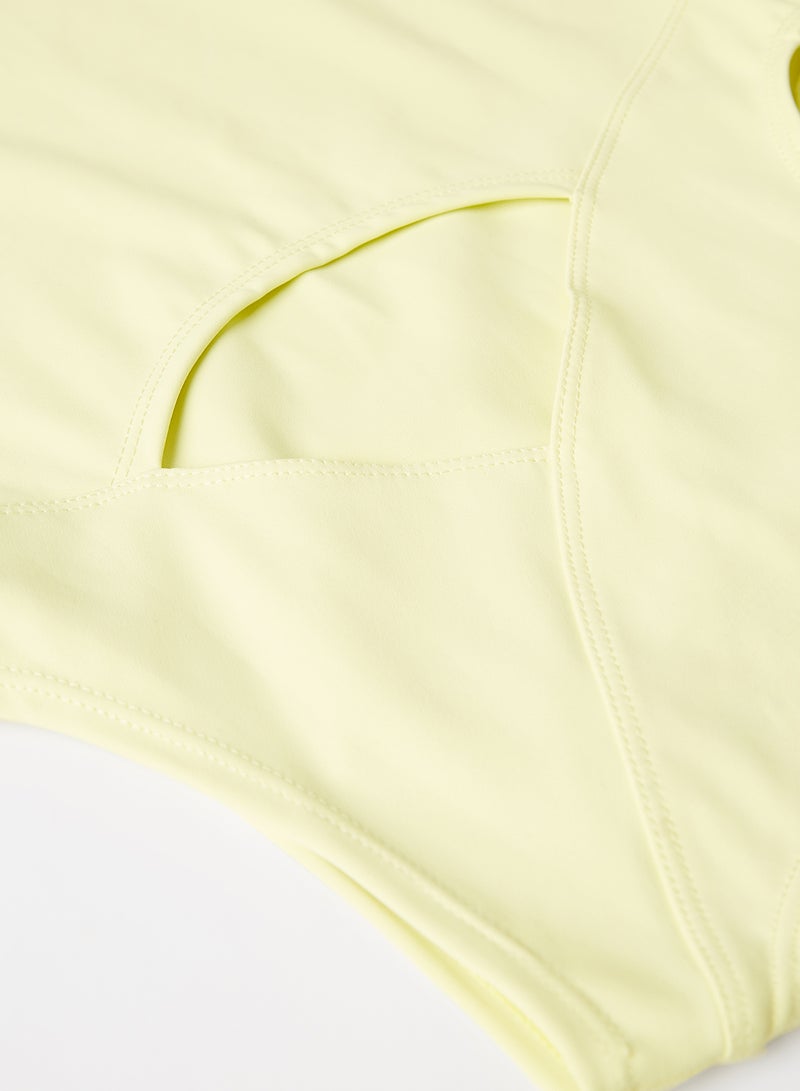 MANGO - Kids Cutout Back Tank Top Lime - Image 1