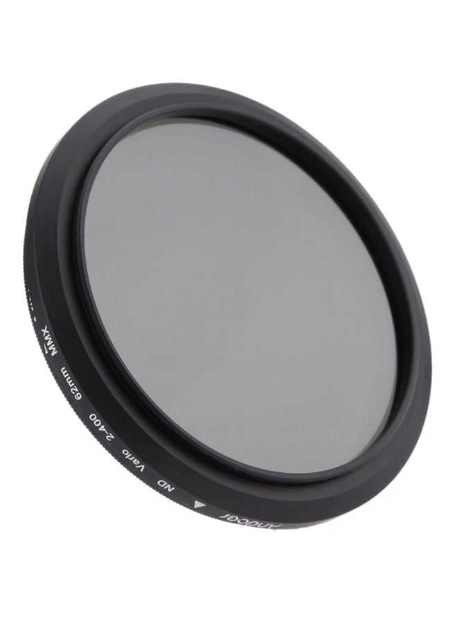 ANDOER Neutral Density Adjustable Lens Filter 6.2cm Black/Clear  - Image 4