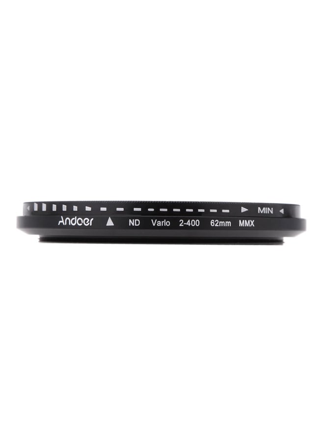 ANDOER Neutral Density Adjustable Lens Filter 6.2cm Black/Clear  - Image 5