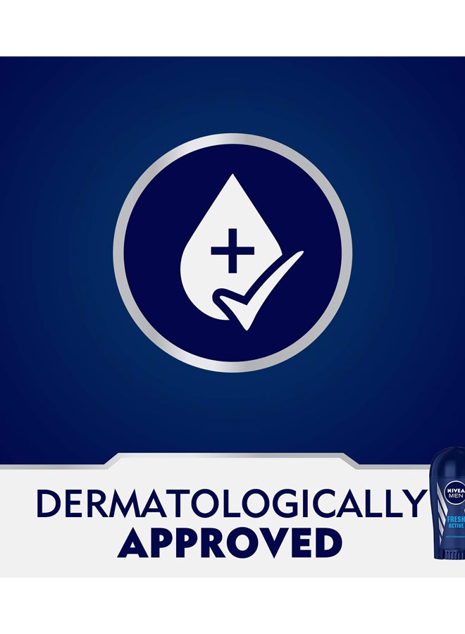 نيفيا ستيك مزيل العرق فريش آكتيف أزرق/ فضي 40ملليلتر - Image 3