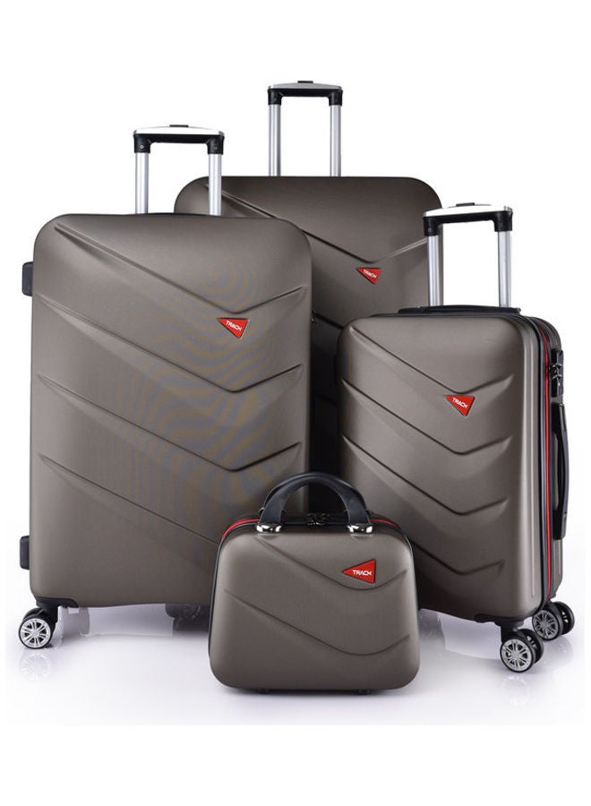 Track - 4-Piece Luggage Set Dark Grey - Image 1