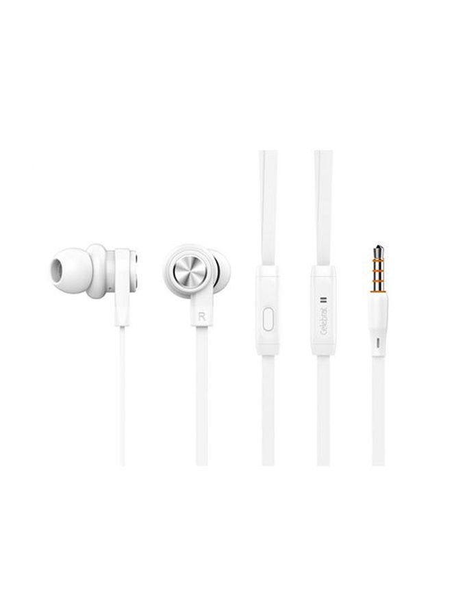 Celebrat Music Earphone White