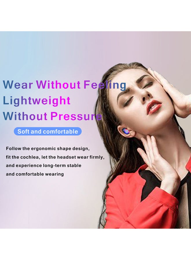 Beauenty Wireless Bluetooth Headset Black/Blue/Pink - Image 3