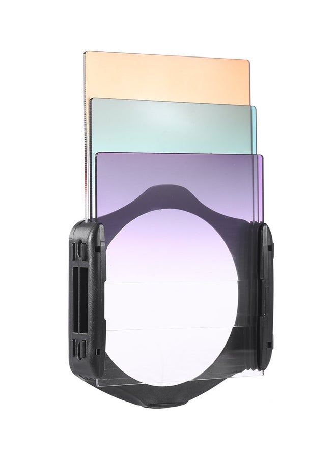 ANDOER - 13-Piece Square Gradient Filter Bundle Kit Black/BLue/Red - Image 1