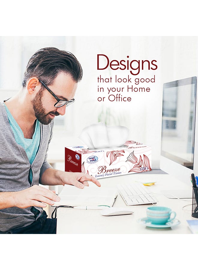 كول اند كول عبوة من 5 مناديل وجه بريز 150 منديلًا - Image 2
