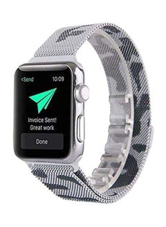 Replacement Band For Apple Watch White/Grey