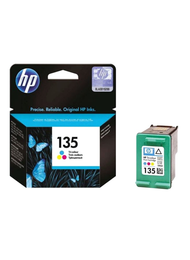 HP 135 Tri-color Original Ink Cartridge 135 Yellow/Pink/Blue - Image 1