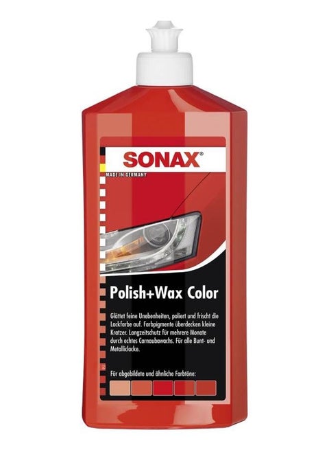 Polish And Wax Color Red