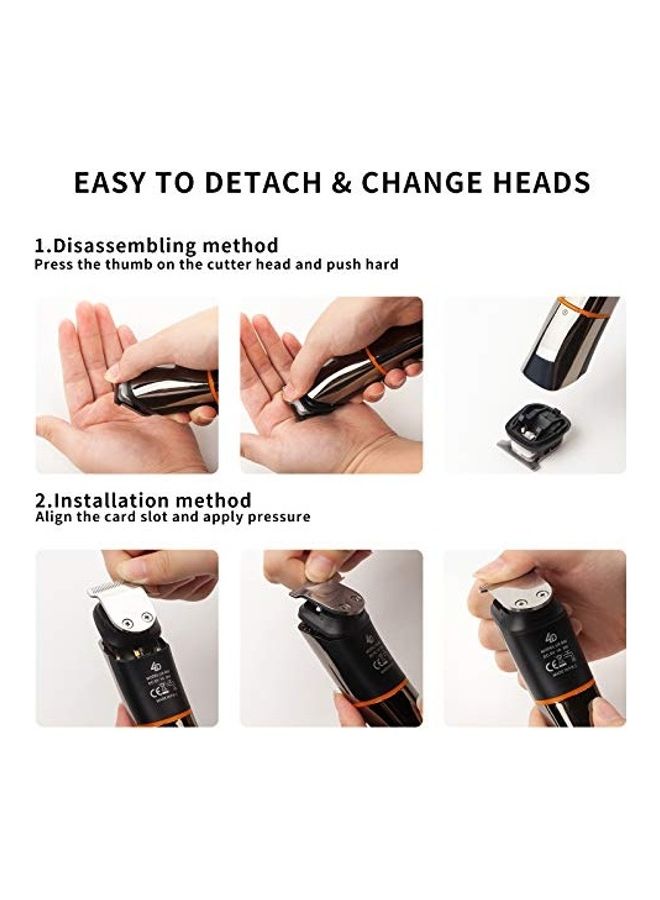 Hair Clipper Beard Trimmer Kit Black - Image 3