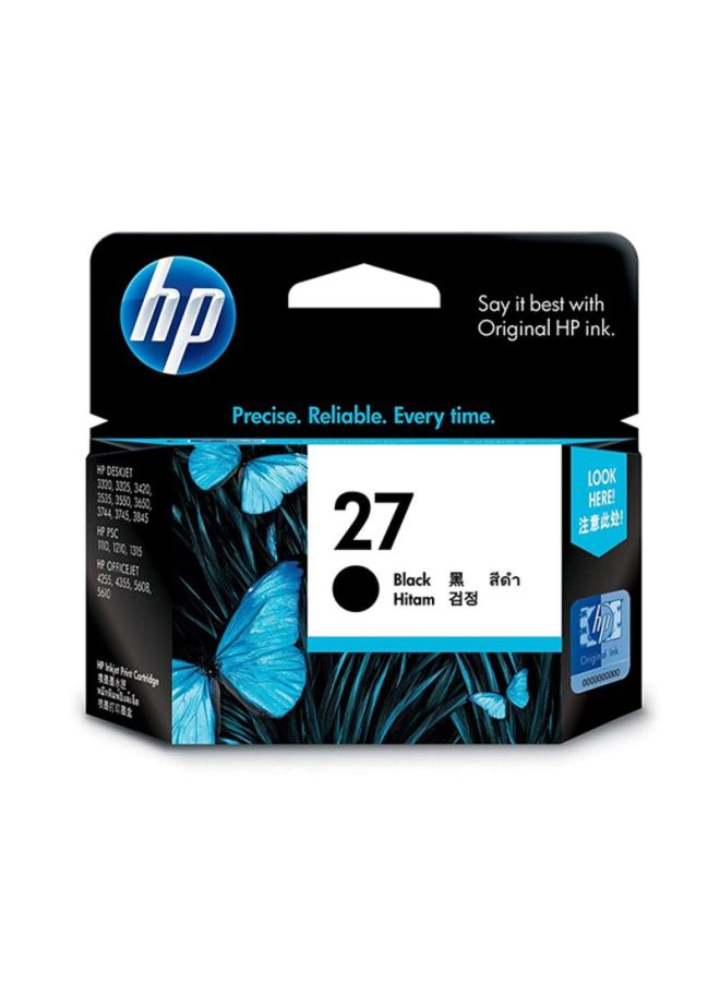 HP خرطوشة حبر 27 C8727AE من إتش بي 27 أسود - Image 3