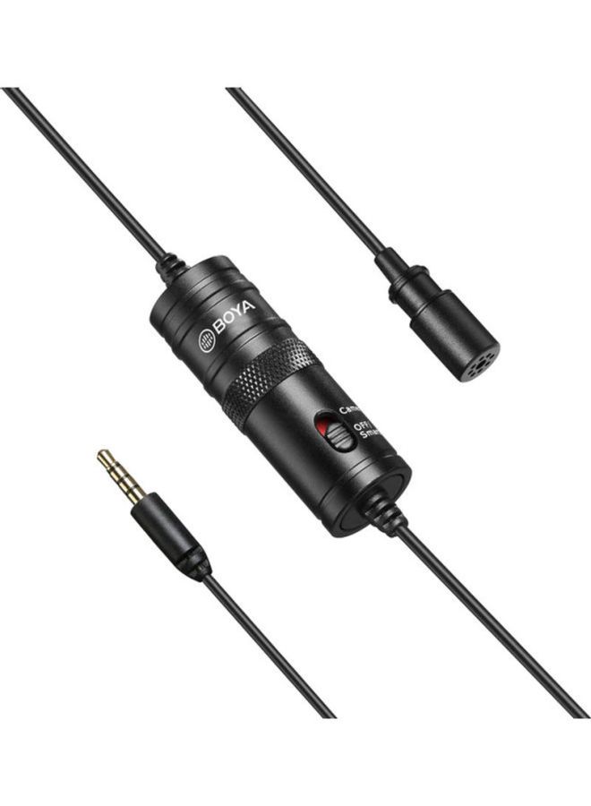BOYA - Camera Lavalier Microphone Black - Image 1