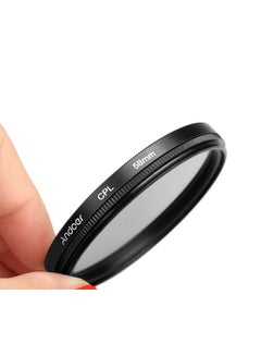 ANDOER Circular Polarized Lens Filter 5.8cm Black/Clear  - Image 4