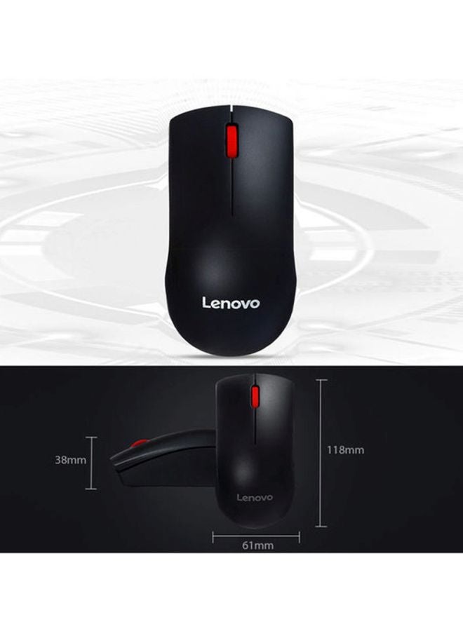 Lenovo Wireless Optical Mouse Black - Image 2