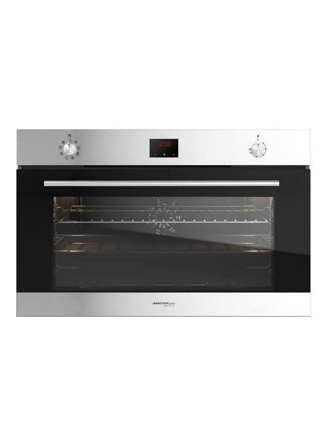 ماستر غاز فرن كهربائي بزرين ومؤقت رقمي 130 L 3800 W O96E9DFS أسود/ فضي - Image 1