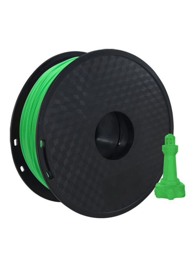 أيبيسي خيوط طباعة من حمض البولي لاكتيك للطابعة ثلاثية الأبعاد أخضر/أسود - Image 2