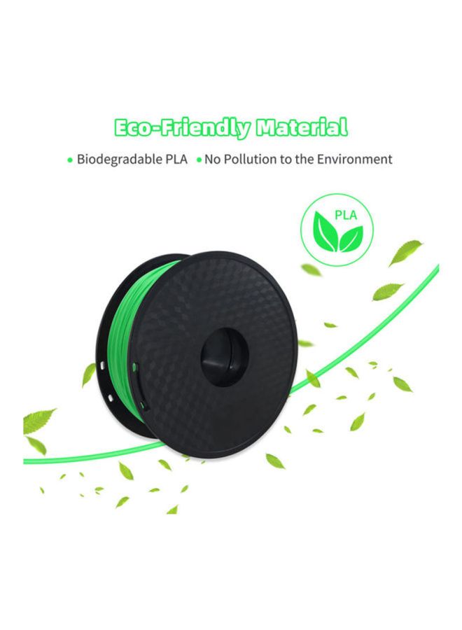 أيبيسي خيوط طباعة من حمض البولي لاكتيك للطابعة ثلاثية الأبعاد أخضر/أسود - Image 3