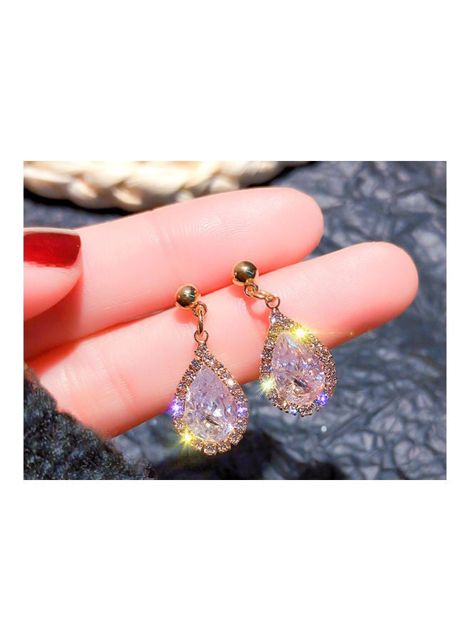 J.J Hand made Rhinestone Small Earrings - Image 5