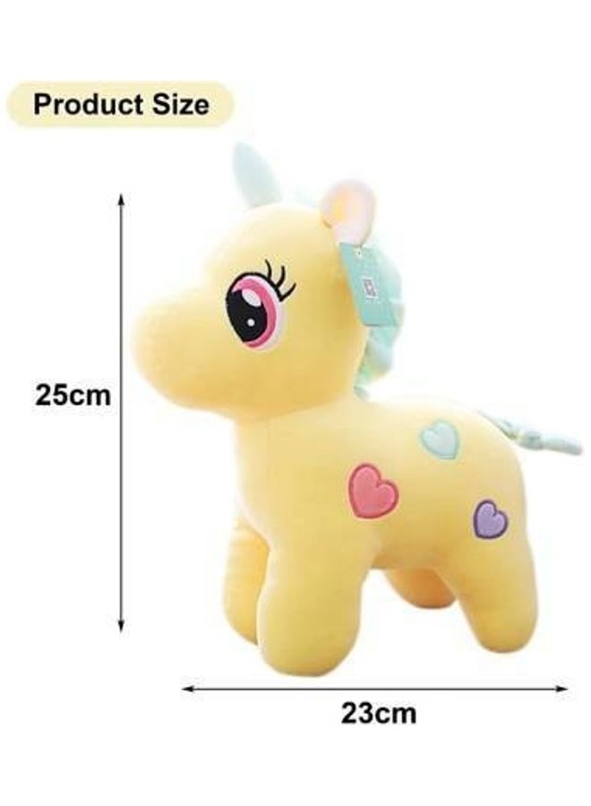 Soft Stuffed Unicorn Toy For Kids 25 x 23cm - Image 2