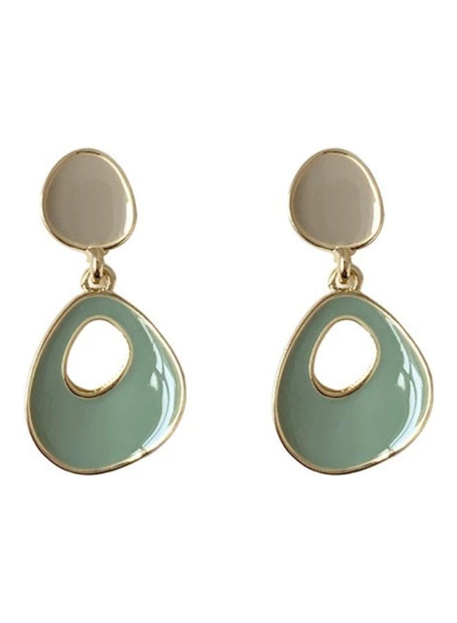 J.J Hand made Needle Irregular Drop-Shaped Earrings - Image 1