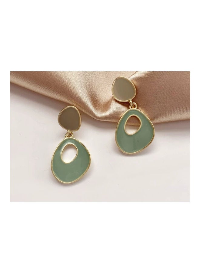 J.J Hand made Needle Irregular Drop-Shaped Earrings - Image 3