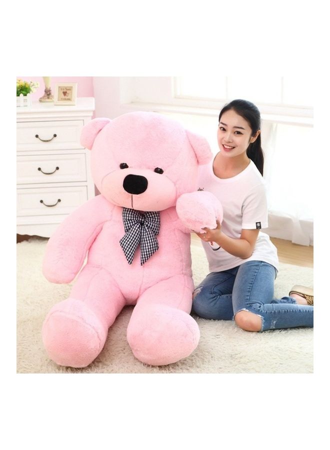 دمية دب محشوة ناعمة مع عقدة للرقبة 90سم - Image 1
