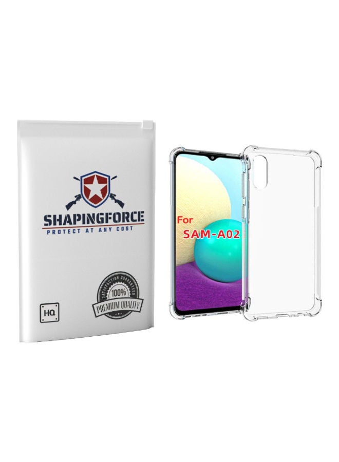 SHAPINGFORCE Protective Case Cover For Samsung Galaxy A02 Clear - Image 2