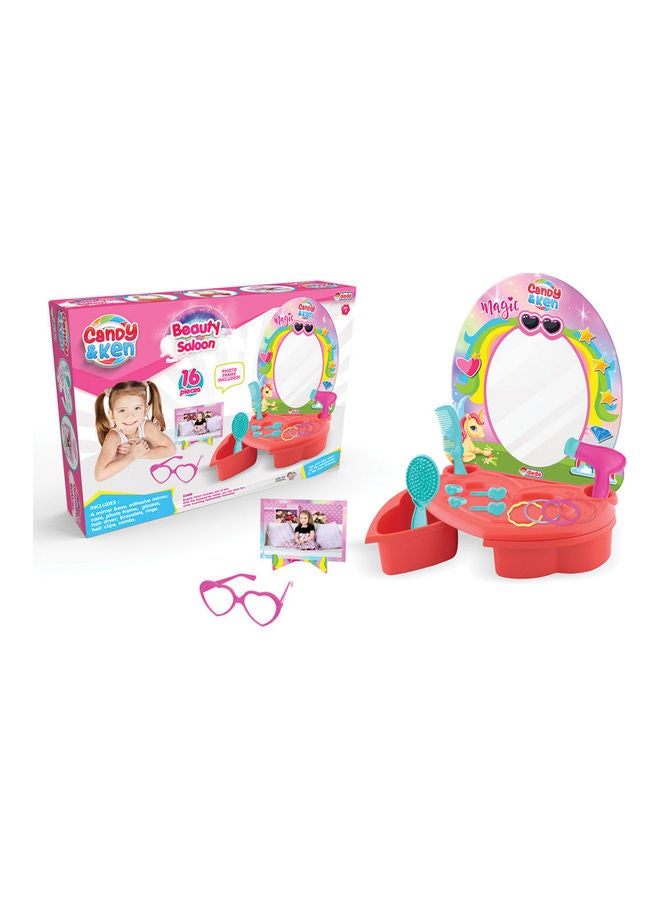 dede 16-Piece Beauty Salon Playset - Image 1