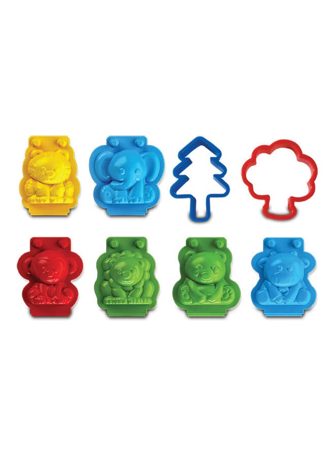 ديدي مجموعة ألعاب قوالب للتشكيل بالرمال بتصميم حيوانات ثلاثية الأبعاد للحرف اليدوية الفنية - Image 3