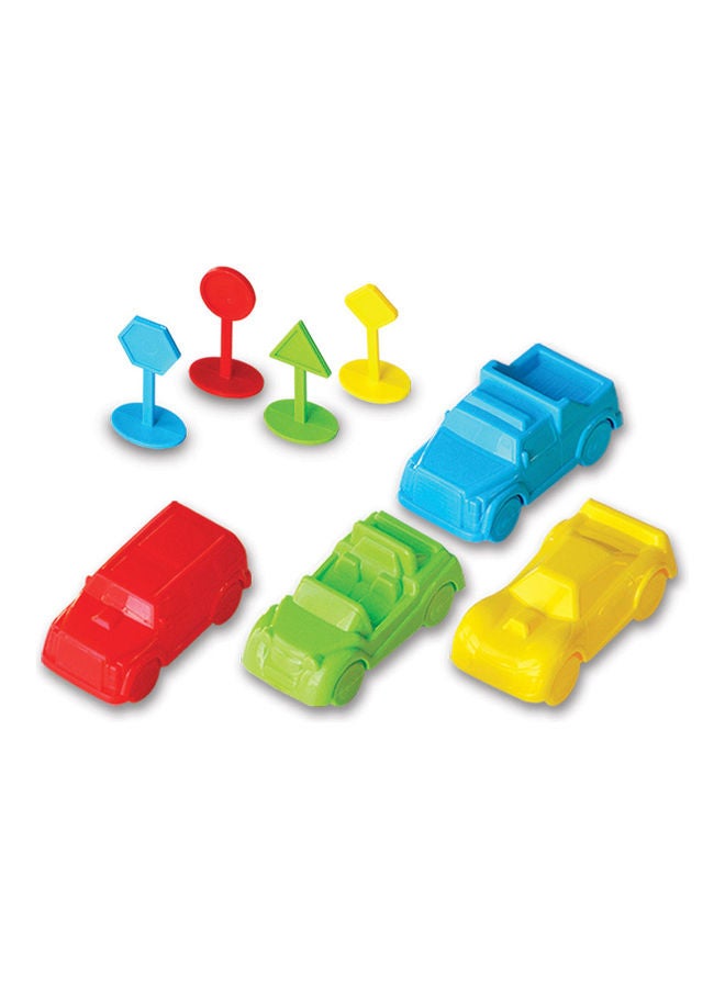 ديدي مجموعة ألعاب رملية آرت كرافت مع قوالب تشكيل بتصميم سيارات - Image 3