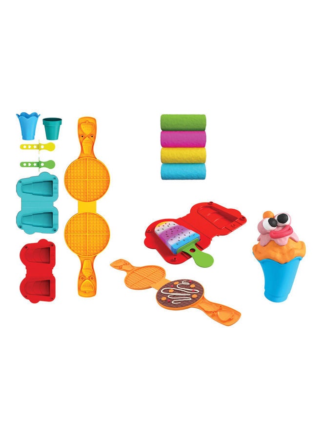 ديدي مجموعة صلصال أرت كرافت لتشكيل الوافل والآيس كريم - Image 3