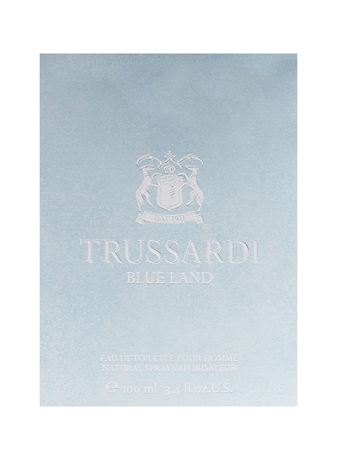 TRUSSARDI - Blue Land EDT 100ml - Image 1