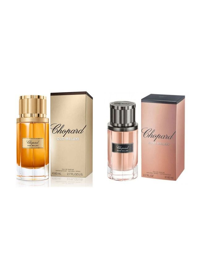 شوبارد طقم روز ملكي وعود ملكي EDP Rose Malaki 80ml, Amber Malaki 80ملليلتر  - Image 2