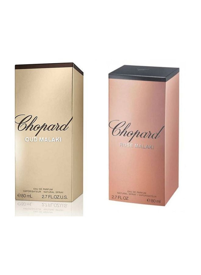 شوبارد طقم روز ملكي وعود ملكي EDP Rose Malaki 80ml, Amber Malaki 80ملليلتر  - Image 3