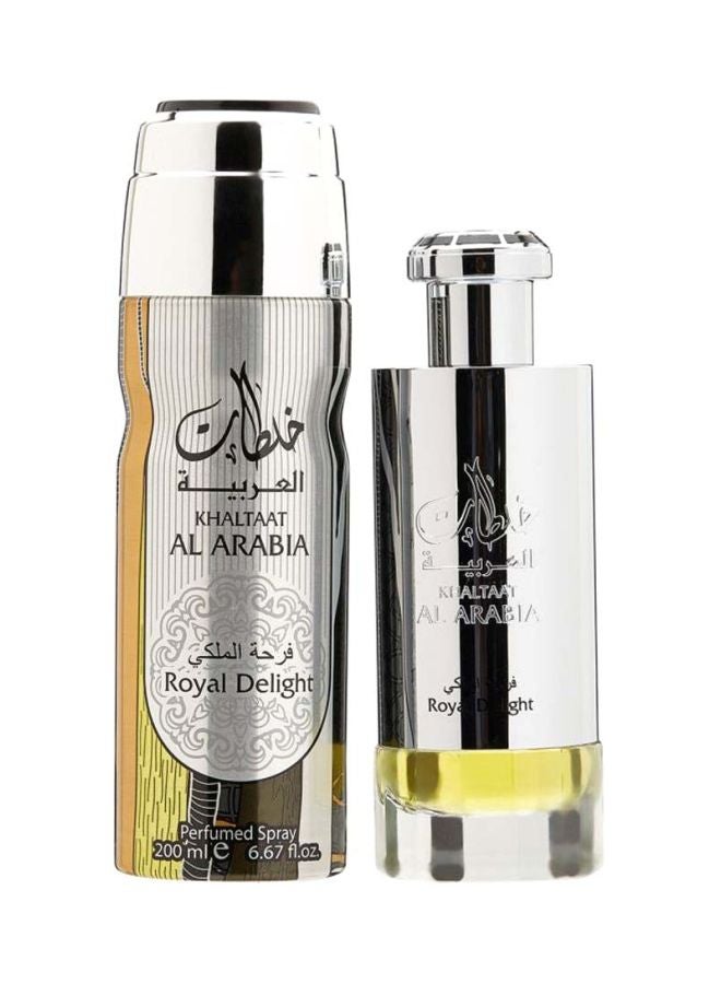 لطافة طقم هدايا رويال ديلايت من العربية EDP 100 ml, Perfume Spray 200ملليلتر - Image 1