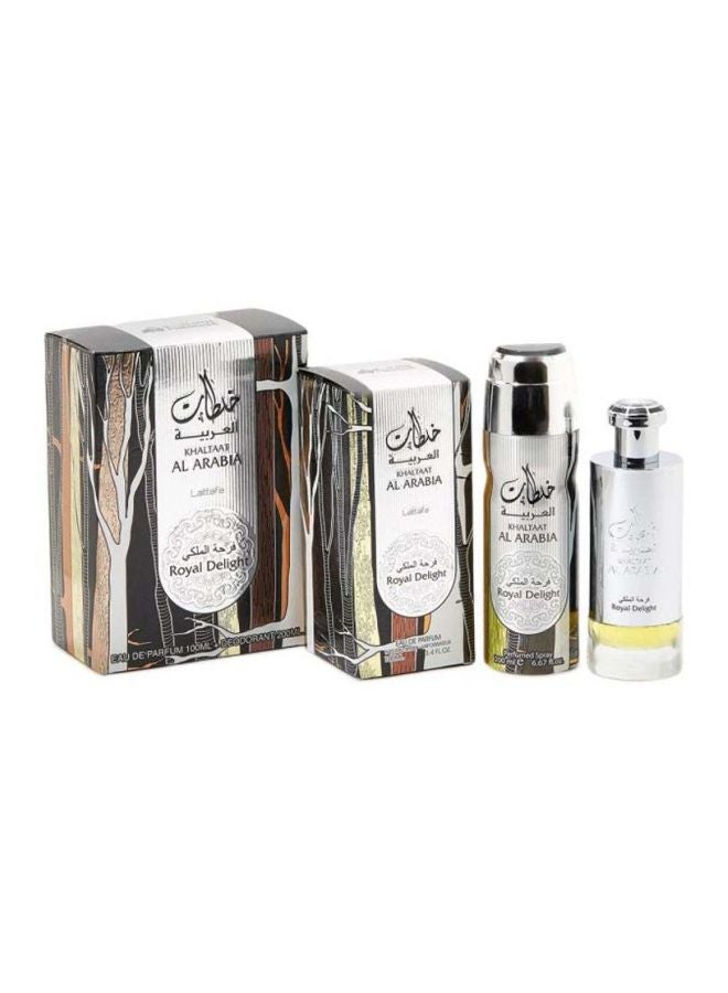 لطافة طقم هدايا رويال ديلايت من العربية EDP 100 ml, Perfume Spray 200ملليلتر - Image 2