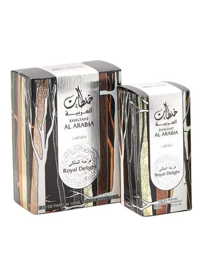 لطافة طقم هدايا رويال ديلايت من العربية EDP 100 ml, Perfume Spray 200ملليلتر - Image 3