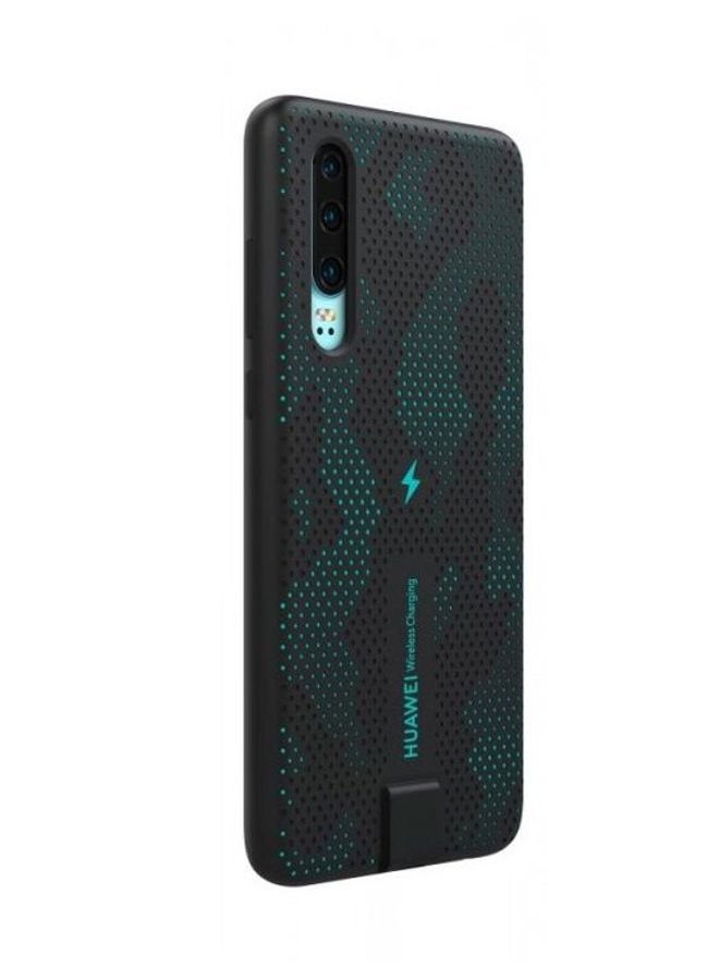 HUAWEI - Wireless Charging Case For Huawei P30 Black/Blue - Image 1